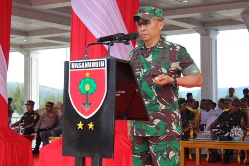 Pangdam XIV/Hasanuddin Tutup Program TMMD Ke-124 di Kabupaten Bombana