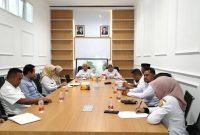 Pemprov. Sultra saat mengikuti Rakor Pengendalian Inflasi