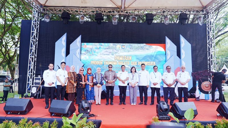 Kegiatan Pembukaan Pameran Ekonomi Kreatif dan Pariwisata oleh Menteri Ekonomi Kreatif (MENKRAF) Republik Indonesia, Teuku Riefky Harsya